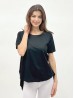 Perfect Soft High- low Short-Sleeve Blouse